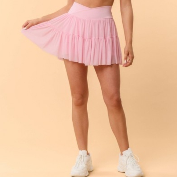 Blogilates Woman's Ballerina Skort Size XL - Pink - Picture 4 of 4